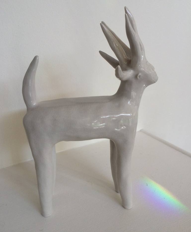 Original Figurative Animal Sculpture by Nell Brickner Eakin