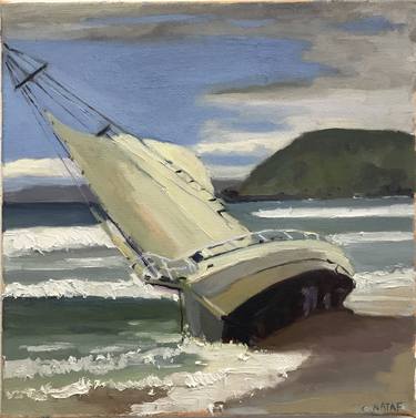 Original Boat Paintings by Carole Nataf