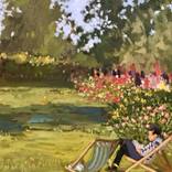 Professor in a Rose Garden by Carole Nataf