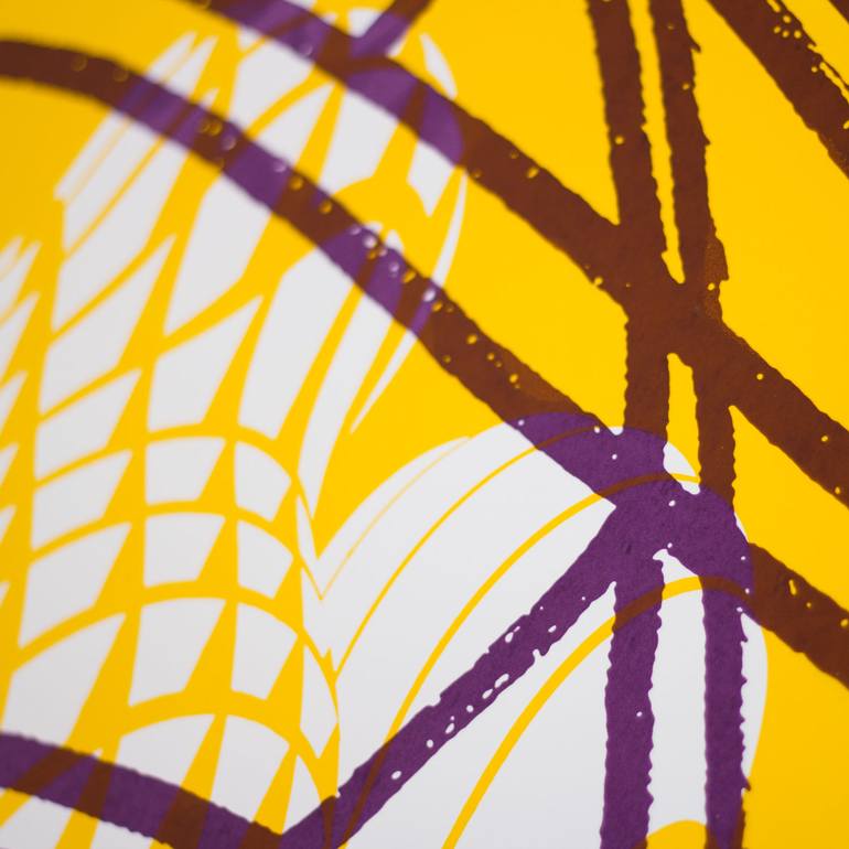 Original Minimalism Abstract Printmaking by Monika Reut