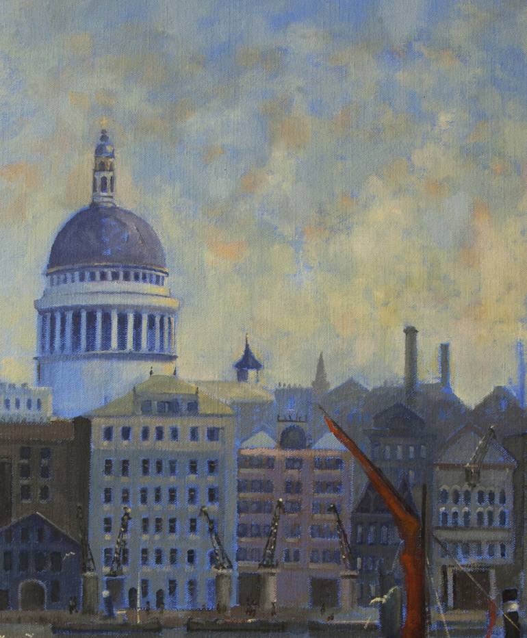 Original Fine Art Cities Painting by Ian Garstka