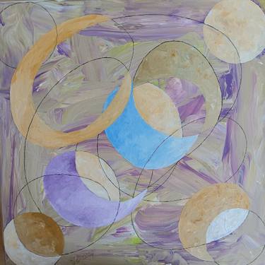 Original Abstract Expressionism Abstract Painting by Lawrence Nusbaum