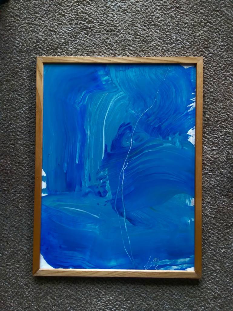 Original Abstract Painting by Lawrence Nusbaum