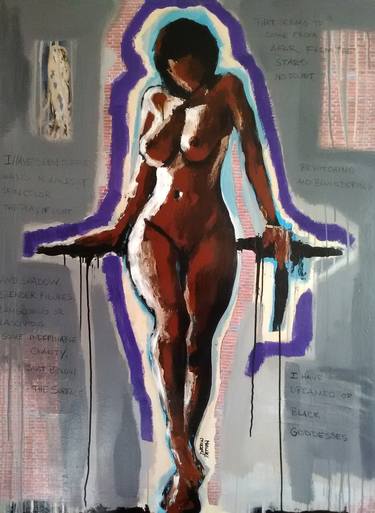 Print of Street Art Nude Paintings by Darrin Patton