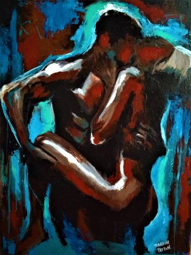 Print of Expressionism Erotic Paintings by Darrin Patton