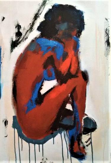 Original Abstract Nude Paintings by Darrin Patton