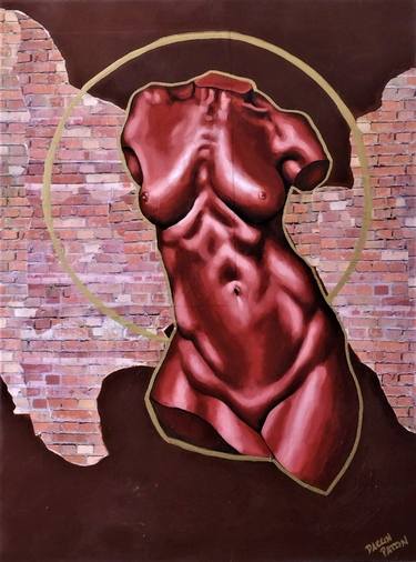 Original Figurative Nude Paintings by Darrin Patton