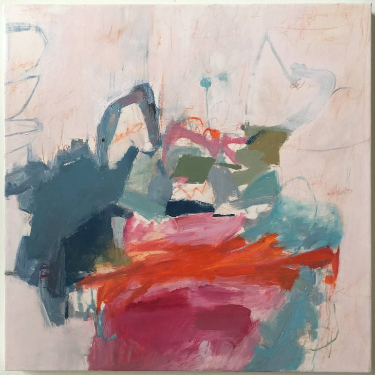 Original Expressionism Abstract Painting by Kate Flückinger Kline