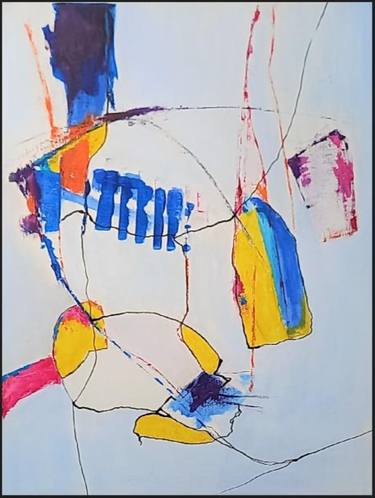 Print of Abstract Paintings by Jean - Pierre Decort