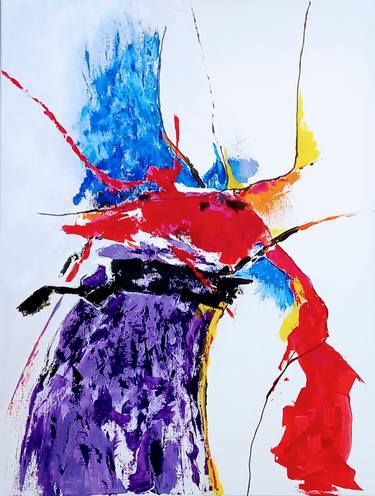 Original Expressionism Abstract Paintings by Jean - Pierre Decort