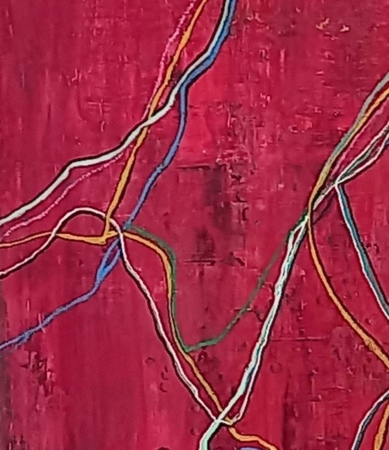 Original Abstract Painting by Jean - Pierre Decort