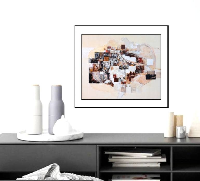 Original Contemporary Abstract Painting by Jean - Pierre Decort