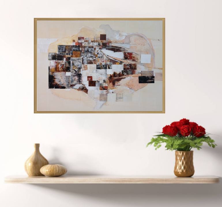 Original Contemporary Abstract Painting by Jean - Pierre Decort