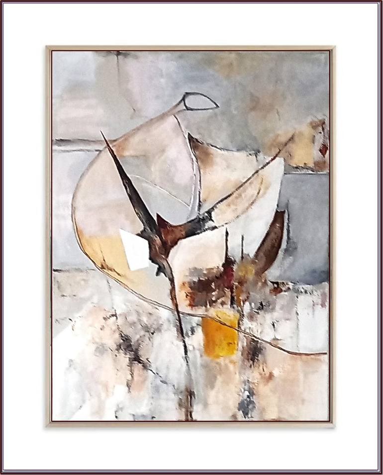 Original Abstract Painting by Jean - Pierre Decort