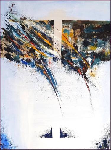 Original Abstract Expressionism Abstract Paintings by Jean - Pierre Decort