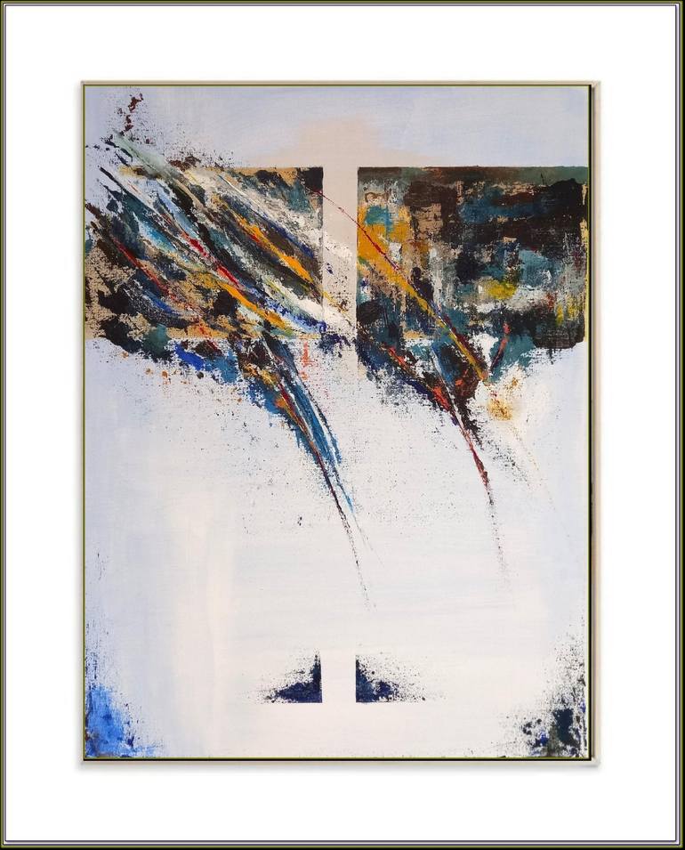 Original Abstract Painting by Jean - Pierre Decort