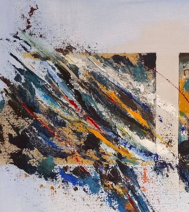 Original Contemporary Abstract Painting by Jean - Pierre Decort