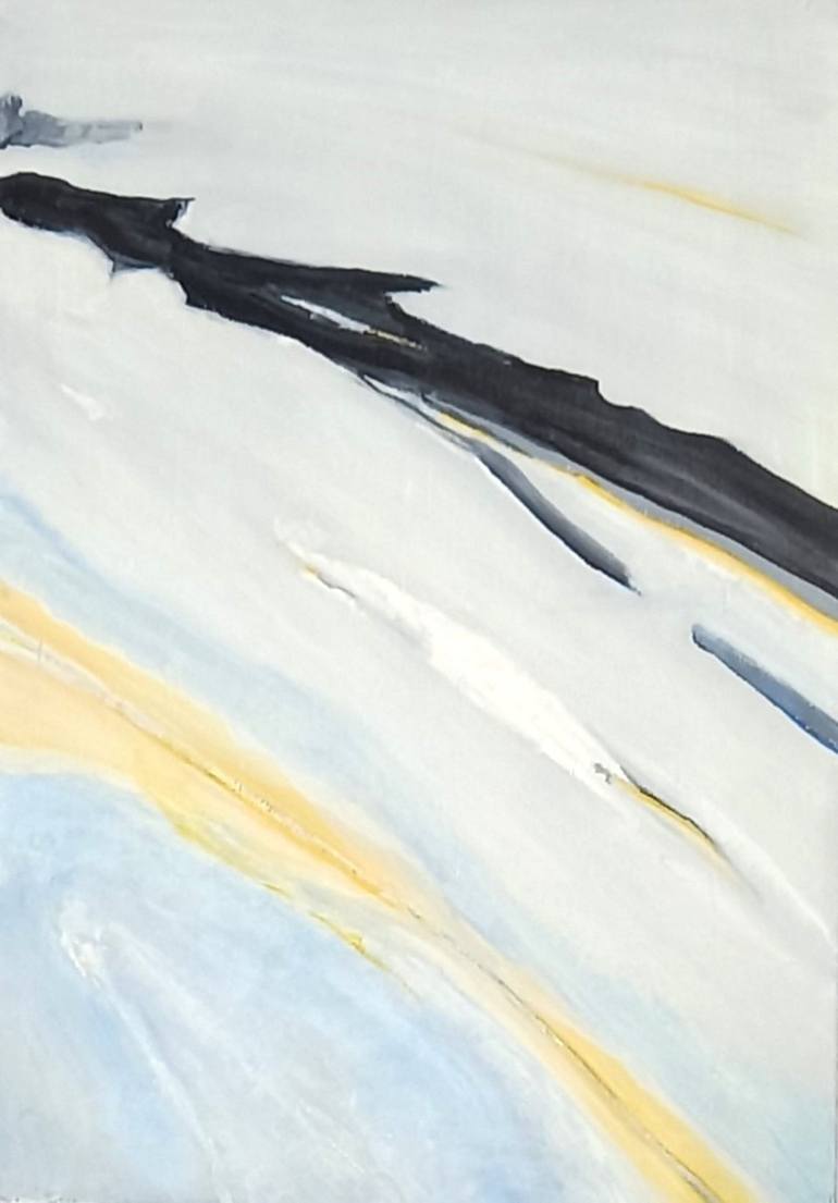 Original Impressionism Beach Painting by Jean - Pierre Decort
