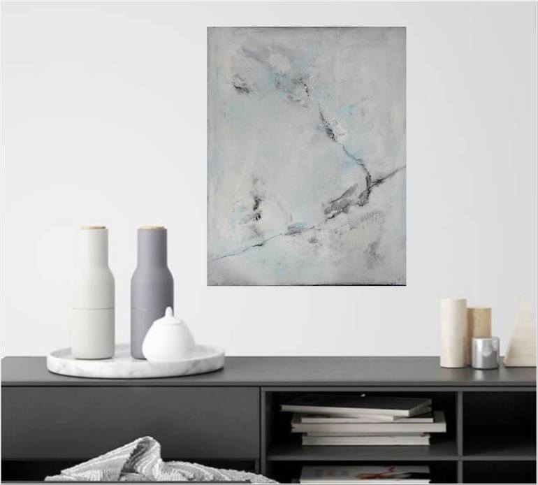 Original Abstract Expressionism Abstract Painting by Jean - Pierre Decort