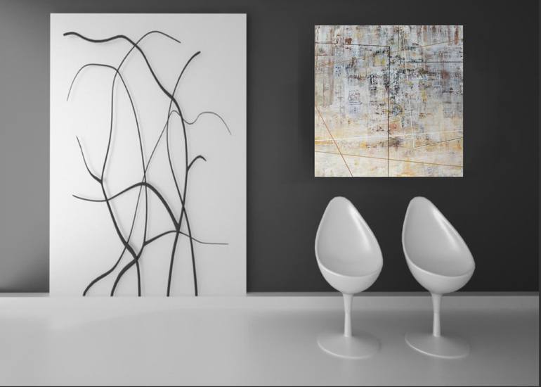 Original Expressionism Abstract Painting by Jean - Pierre Decort