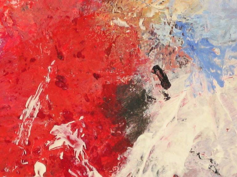 Original Abstract Expressionism Fantasy Painting by Jean - Pierre Decort