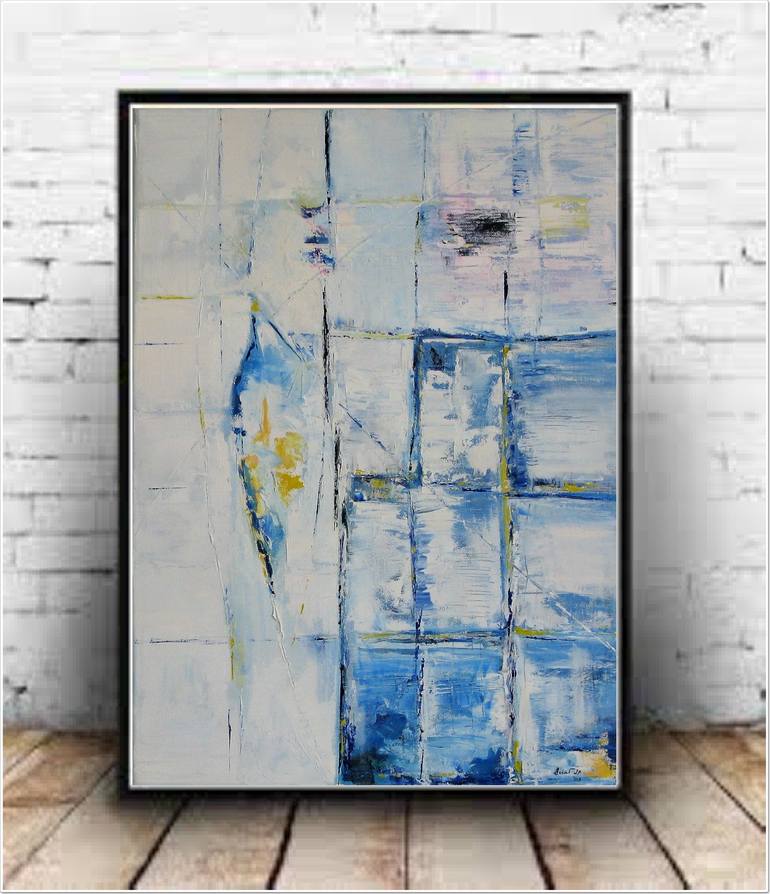 Original Abstract Expressionism Abstract Painting by Jean - Pierre Decort