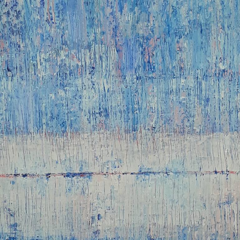 Original Richter Abstract Painting by Jean - Pierre Decort