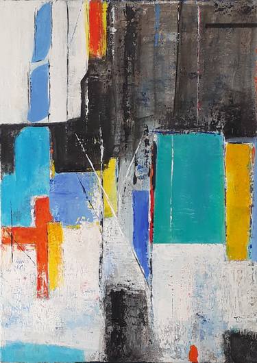 Original Abstract Paintings by Jean - Pierre Decort