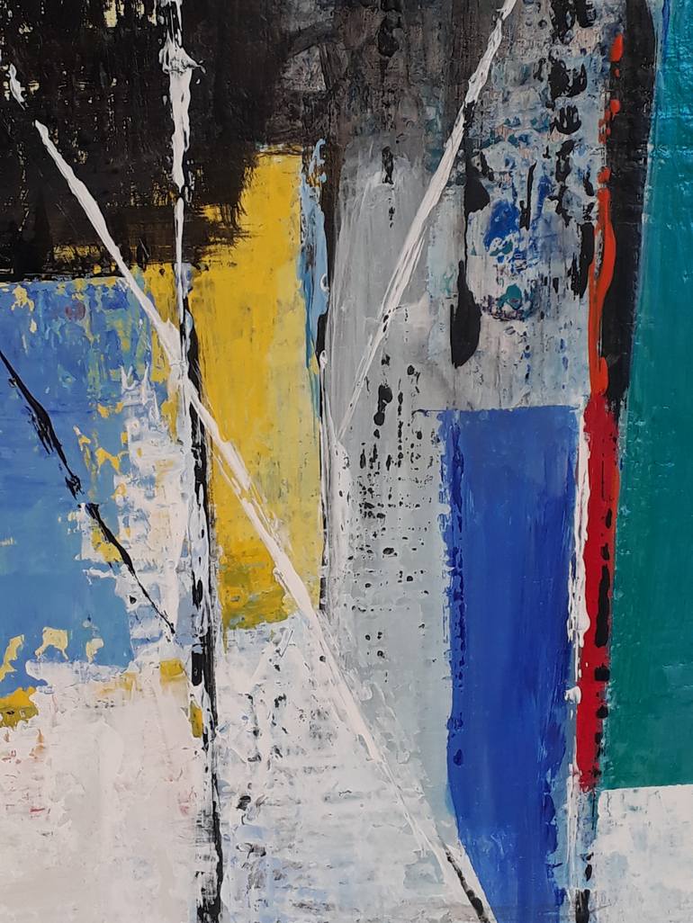 Original Expressionism Abstract Painting by Jean - Pierre Decort