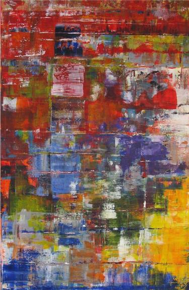 Original Abstract Paintings by Jean - Pierre Decort