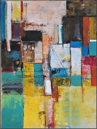 Original Abstract Paintings by Jean - Pierre Decort