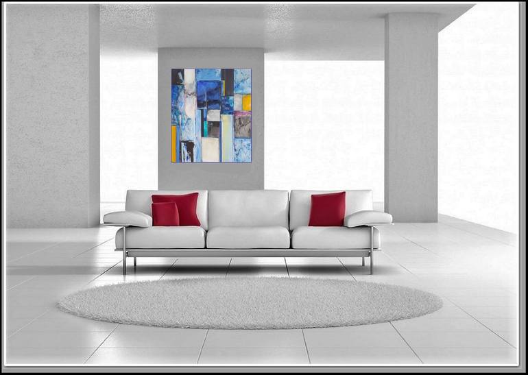 Original Abstract Painting by Jean - Pierre Decort