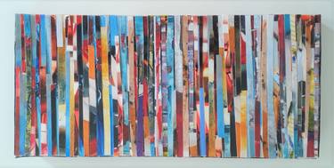 Print of Abstract Collage by Jean - Pierre Decort