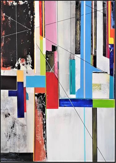 Original Abstract Paintings by Jean - Pierre Decort