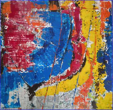 Original Abstract Expressionism Abstract Paintings by Jean - Pierre Decort