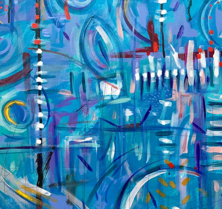 Original Expressionism Abstract Painting by Paula Destefanis