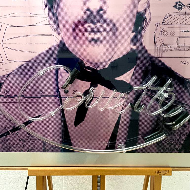 Original Pop Art Pop Culture/Celebrity Mixed Media by Louis  Sidoli 