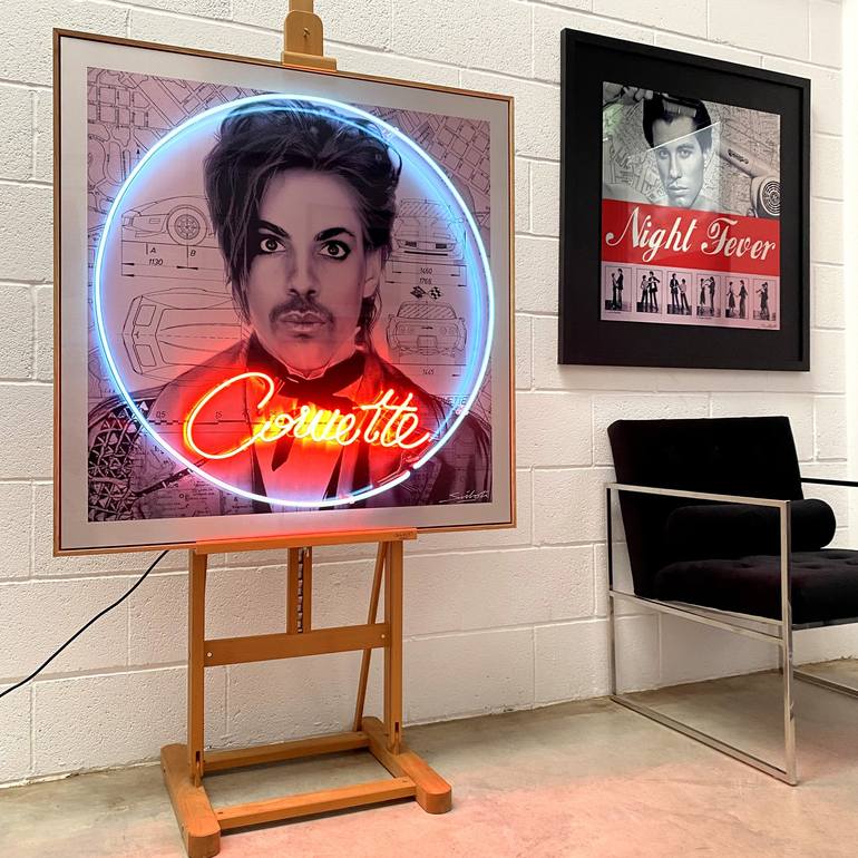 Original Pop Art Pop Culture/Celebrity Mixed Media by Louis  Sidoli 