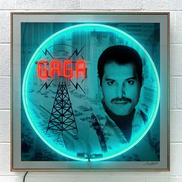 Saatchi Art Artist Louis Sidoli; Mixed Media, “"Radio Gaga" (Freddie Mercury)” #art