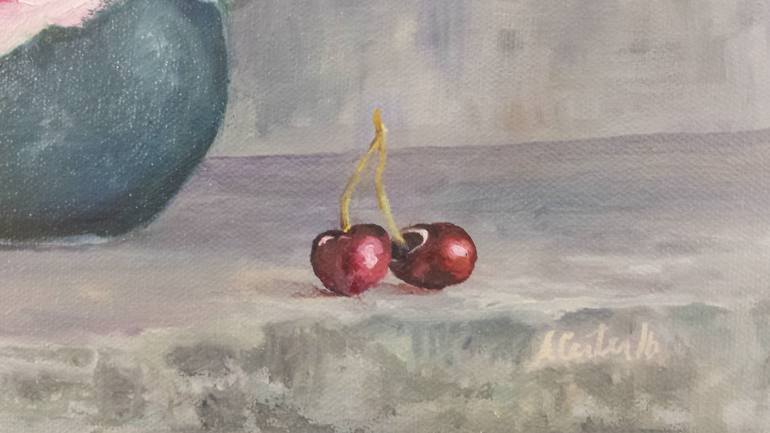 Original Expressionism Still Life Painting by Sherry Carter