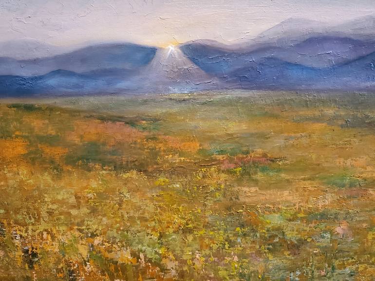 Original Conceptual Landscape Painting by Sherry Carter