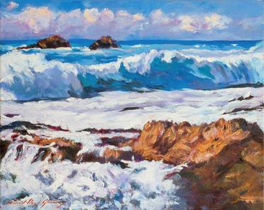 Original Seascape Paintings by David Lloyd Glover