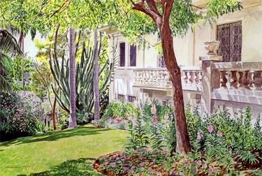 Print of Fine Art Garden Paintings by David Lloyd Glover