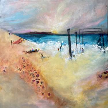 Print of Abstract Beach Paintings by Megha Nema