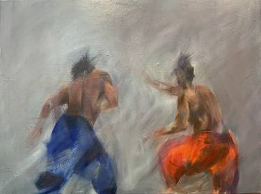 Original Figurative Sports Paintings by Megha Nema