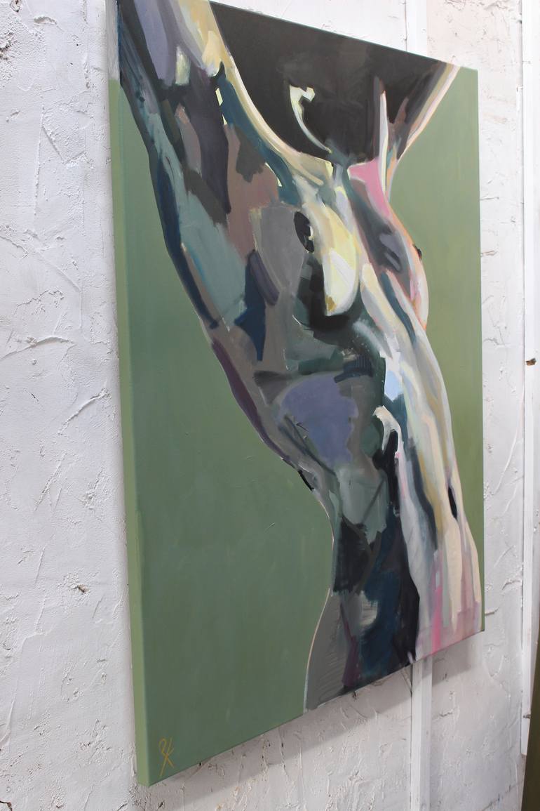 Original Figurative Nude Painting by Emily Kirby