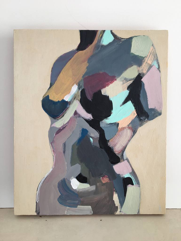 Original Figurative Nude Painting by Emily Kirby