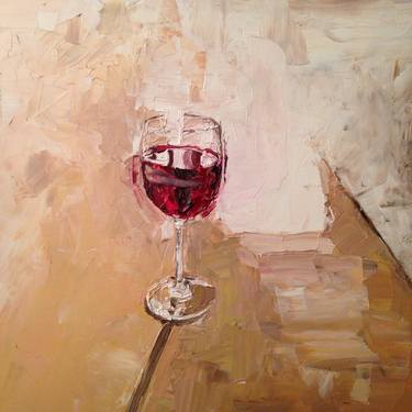 Original Figurative Cuisine Paintings by Achille Chiarello