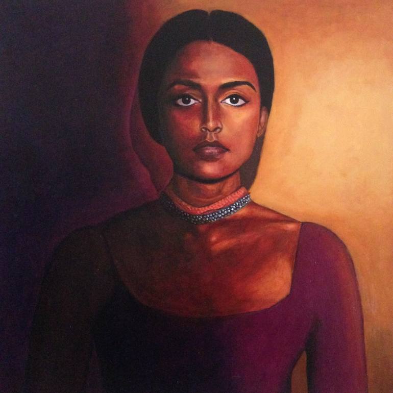 Original Figurative Portrait Paintings by Achille Chiarello