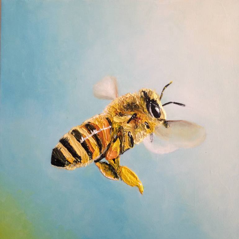 Bee Painting - Painting Inspired